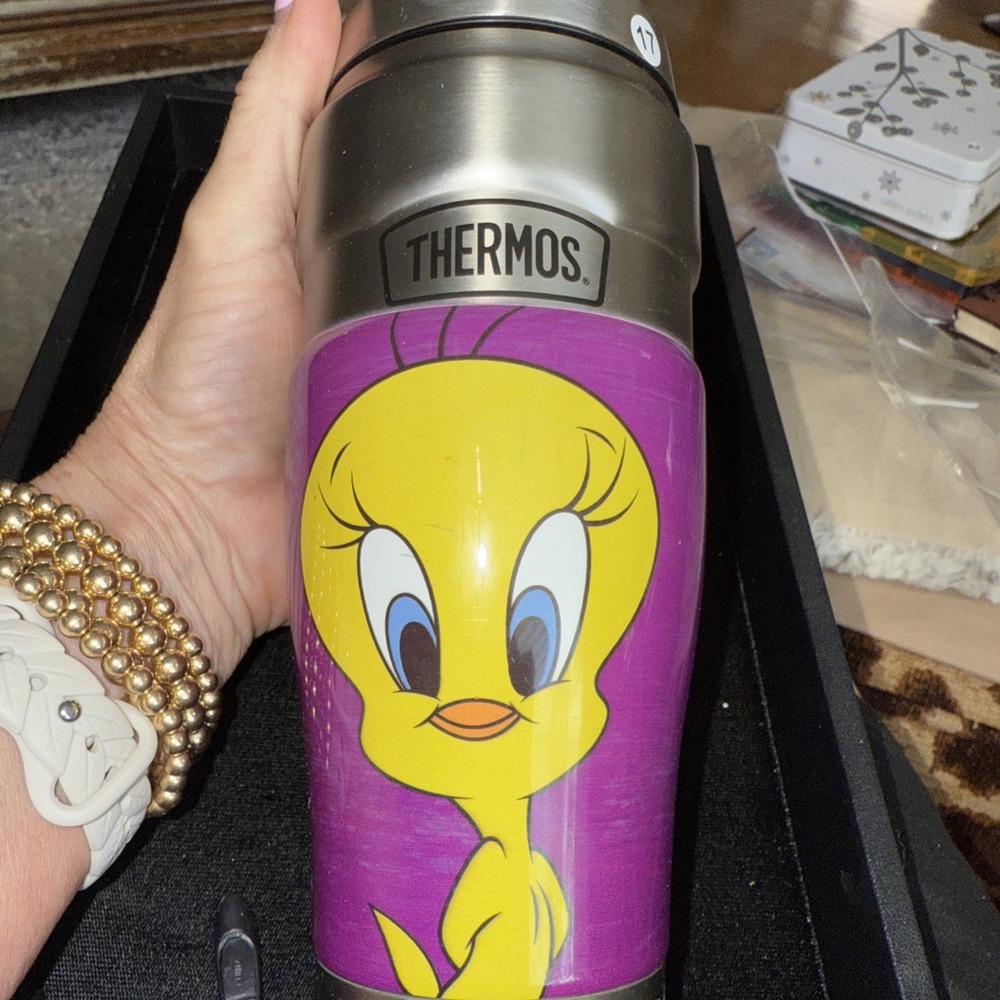 Tweety Bird STAINLESS KING Stainless Steel Travel Tumbler 16 oz 4137